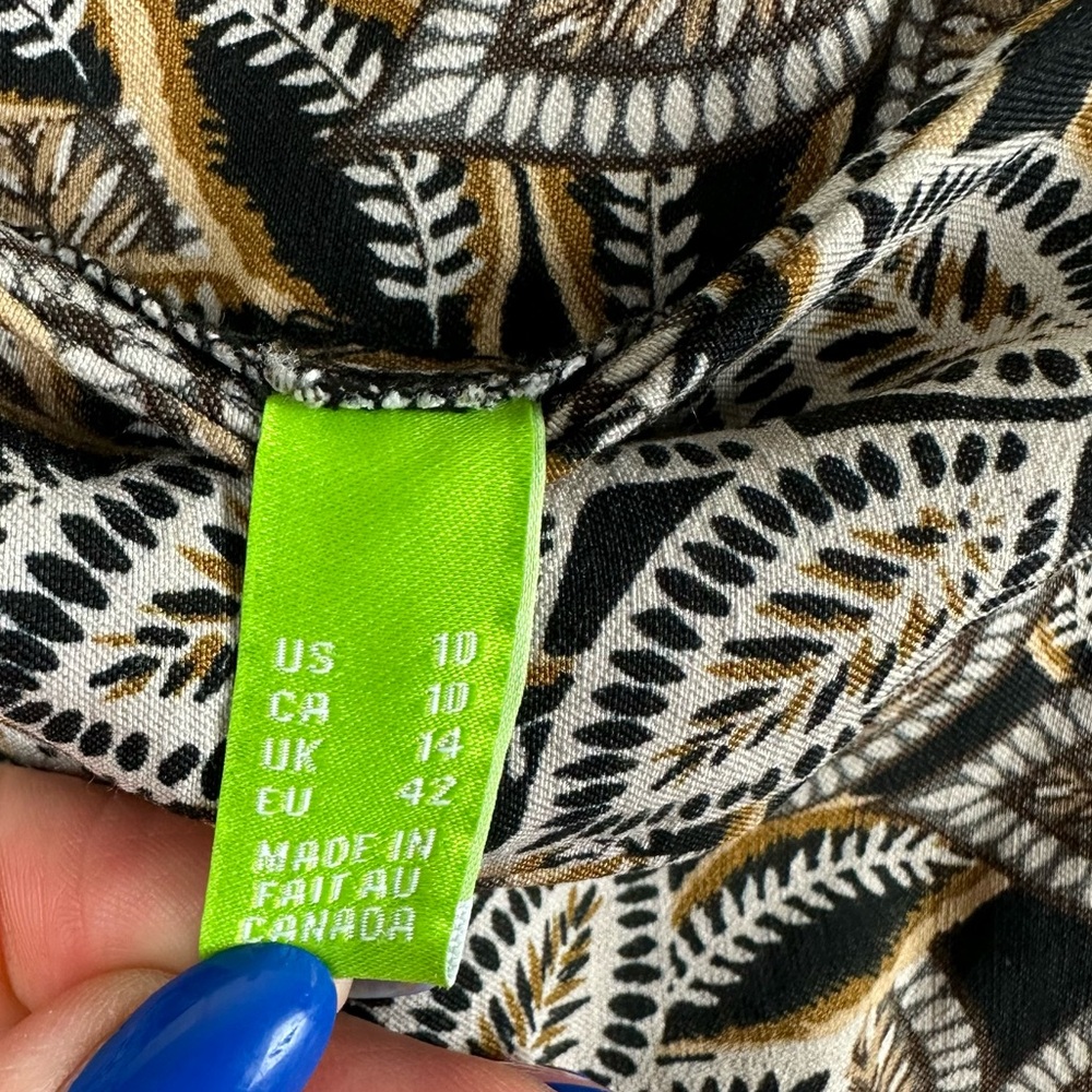 Swing Control Black And Brown Leaf Pattern Golf S… - image 5